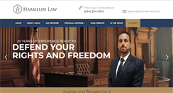 Desktop Screenshot of harmelinlaw.com